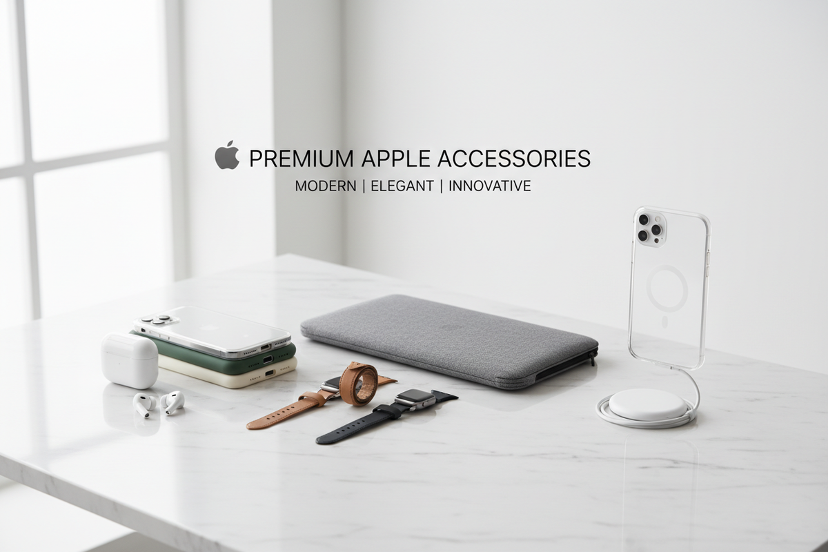 Banner minimalista Apple
